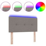  LED Glava postelje s prijetnimi gumbi Taupe 80 cm Tkanina, (22052901) | Shoptok.si