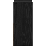  Noćni ormarić s ladicama 2 pcs Crni hrast 25,5 x 22 x 49,5 cm | shoptok.hr
