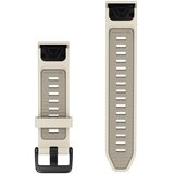 Garmin remen za sat QuickFit 20 mm, silikon boje vrhnja / francusko sivi | shoptok.hr