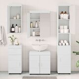  Set namještaja za kupaonicu TULUM Bijelo Konstruirano drvo | shoptok.hr