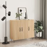  Komoda boja hrasta sonome 90x34x80 cm od konstruiranog drva | shoptok.hr