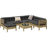 vidaXL 8-dijelni set vrtnih sofa s jastucima od impregnirane borovine | shoptok.hr
