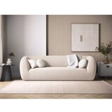 Cosmopolitan Design Kremno bela sedežna garnitura iz tkanine bouclé 230 cm Essen – | Shoptok.si