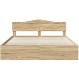  Konstrukcija postelje Sonoma 200 x 200 cm Masivno borovo les, (5000102275) | Shoptok.si