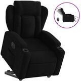 Maison Chic Električni naslanjač - Relax naslanjač s funkcijo vstajanja črn, (22062588) | Shoptok.si