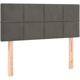 Maison Chic posteljno vzglavje - vzglavna omarica - nočna omarica temno sivo 90x5x78/88 cm žamet, (21706581) Cene