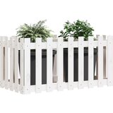  Povišena vrtna gredica bijela 100x50x50 cm masivna borovina | Eponuda.ba