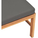  Srednja sofa s tamnosivim jastucima od masovne tikovine | shoptok.hr