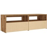 vidaXL TV ormarić LED boja hrasta 120x35x40 cm konstruirano drvo | shoptok.hr