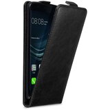 Cadorabo Ohišje, združljivo z Huawei P9 PLUS v nočna črna - Zaščitni ovitek v obliki flipa z magnetnim zapiranjem, (20562616) | Shoptok.si