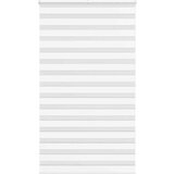 vidaXL Zebra senčilo bela 125x200 cm tkanina širina 120,9cm poliester | Shoptok.si