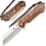  Lovački sklopivi nož HARAHU SA-29034 - Smeđi KP29034 | Shoptok.si