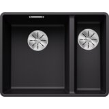 Blanco sudoper SUBLINE 340/160-F InFino SILGRANIT VELIKI BAZEN LIJEVO, bez dalj.upr. - CRNA | shoptok.hr