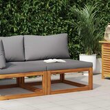  Modularna srednja sofa i tamnosivi jastuci masivno drvo bagrema | shoptok.hr