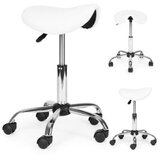 Modern Home Rotirajuca stolica u obliku sedla, kozmetilka i medicinska. podesiva, bela - | ePonuda.com
