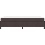 Box Postelja z vzmetnico Temno rjava 120 x 190 cm blago, (5000126208) | Shoptok.si