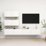  Komplet TV omaric 4-delni bela iverna plošča, (20731720) | Shoptok.si