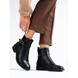 SHELOVET Classic black women's boots Cene