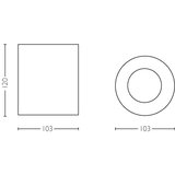 Philips 56330/30/P7 - LED prigušiva spot svetiljka PILLAR Hue 1xGU10/5,5W | Eponuda.com