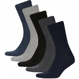 Defacto Man 5 Piece Cotton Long Socks Cene