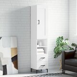 vidaXL Visoka komoda bijeli 34 5x34x180 cm od konstruiranog drva | shoptok.hr