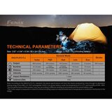 Fenix PD25R - punjiva led baterijska lampa LED/USB/1xCR123A IP68 800 lm 70 h 700 mah | Eponuda.com