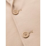 Ombre Men's SLIM knit jacket with subtle texture - beige | ePonuda.com