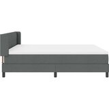 Krevet s opruga kutije Tamno siva 200 x 180 cm tkanina | shoptok.hr