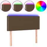  LED uzglavlje tamnosmeđe 100x5x78/88 cm od tkanine | shoptok.hr