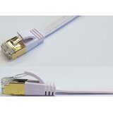 VANTEC Wantec FTP-Patchkabel Cat.6A, belo, 0,25m, RJ45, 1,6x6,5mm, 7003 ws 0,25m, (20786931) Slike