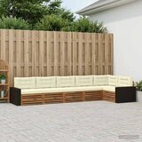  Set vanjskih sofa 6 pcs Prirodna i krem 402 x 172,5 x 73 cm | shoptok.hr