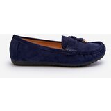 Boto Women's Navy Classic Suede Moccasins Ontala | shoptok.hr