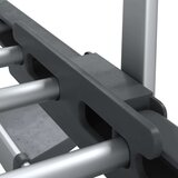  Polica za perilicu rublja 77 x 52 x 192 cm aluminijska | shoptok.hr