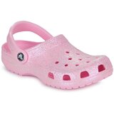 Crocs Cokli Classic Glitter Clog K Rožnata | Shoptok.si