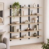  Zidna polica Hrast sonoma 102 x 13.5 x 102 cm Konstruirano drvo | shoptok.hr