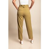 Fenzy Plus Size Hlače Z Visokim Pasom, Olivne | Shoptok.si