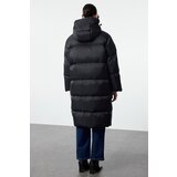 Trendyol Black Oversize Goose Down Water Repellent Long Puffer Jacket | Shoptok.si