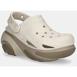 Crocs Natikače Bubble Crush Clog za žene, boja: smeđa, s platformom, 210061.214 | shoptok.hr