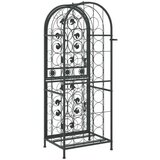  Za vino za 41 bocu crni 45 x 36 x 120 cm kovano željezo | shoptok.hr