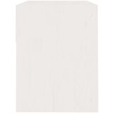 vidaXL Nočna omarica bela 40x31x40 cm trdna borovina | Shoptok.si