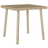 vidaXL vrtni stolić za kavu pravokutni bež 40x40x37 cm poliratan | shoptok.hr