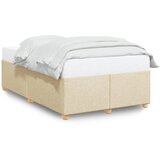 Furnova Posteljni okvir brez vzmetnice krem 120x200 cm blago, (21937265) | Shoptok.si
