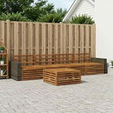  Set vanjskih sofa 5 kom. Prirodna Čvrsto drvo akacije | shoptok.hr