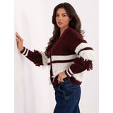 Italy Moda Sweater-MI-SW-3211.31-burgundy Cene