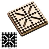  Leseni žig ROSA TALENT št. 2 Geometrija 7,5x7,5 cm Cene