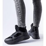 Gemre Black insulated high-top sneakers Malles | shoptok.hr