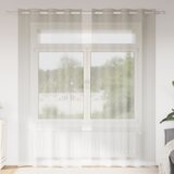  Zavjese sa zavjesama 2 pcs Krem 140 x 245 cm Poliester | shoptok.hr
