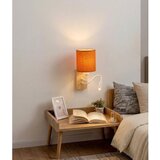  Brilagi - LED zidna lampa NUBILA WOOD 1xE27/25W/230V + LED/3W hrast/bela/narandžasta | Eponuda.com