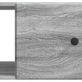  Klubska miza Siva Sonoma 90 x 50 x 40 cm Inženirski les, (5000295544) | Shoptok.si