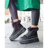 Resti Black women's lace-up platform snow boots Neatesa - Footwear | ePonuda.com